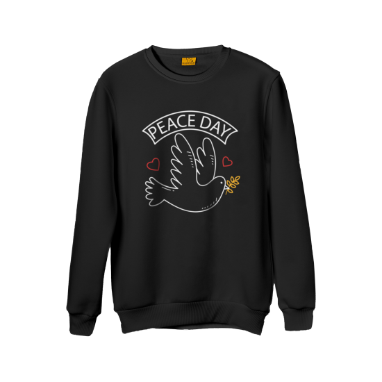 Barış Baskılı Sweatshirt S-619